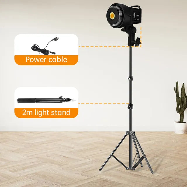 100W Photography LED Video Light  Daylight-Balanced Sun Lamp for Softbox Lighting Portrait Flash Studio Accessories Youtube Live