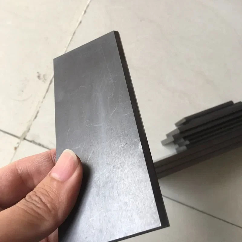 100X100mm Graphite Plate Panel Sheet High Pure Carbon Graphite Multi-sizes High Purity Electrode Graphite Carbon Sheet