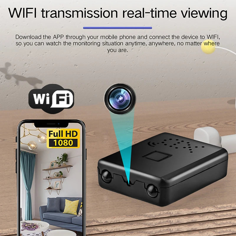 1080p Mini Full Hd Camera Motion Detection Recorder Remote Infrared Night Vision Lamp Home Safety Mini Camera Recorder New