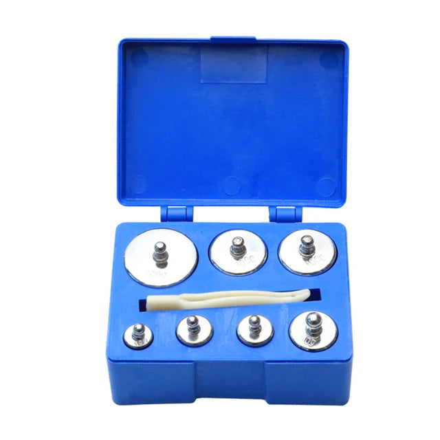 17pcs 10mg-100g 200g 300g Precision Digital Scale Calibration Weight Set Weighting Tools