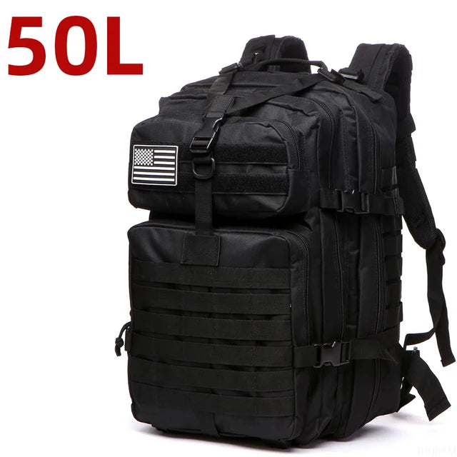 25L/50L 1000D Nylon Waterproof Trekking Fishing Hunting Bag Backpack Outdoor Military Rucksacks Tactical Sports Camping Hiking