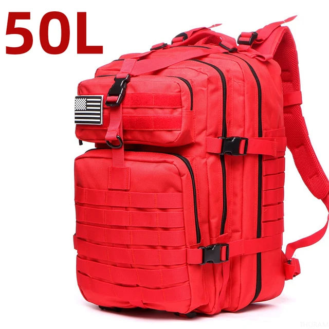 25L/50L 1000D Nylon Waterproof Trekking Fishing Hunting Bag Backpack Outdoor Military Rucksacks Tactical Sports Camping Hiking