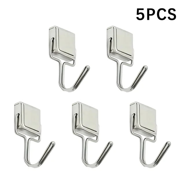 50PCS Strong Magnetic Hooks Multi-Purpose Storage Hooks Home Kitchen Bar Storage Hooks Key Storage Hooks Bathroom Hangers