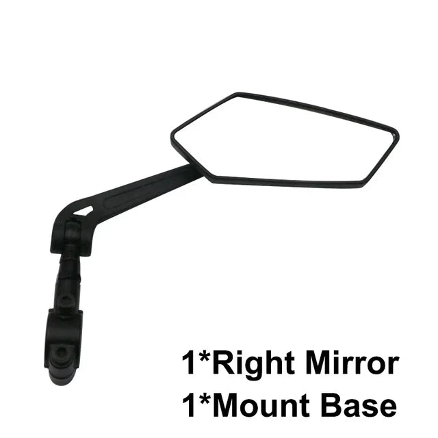 Bicycle Rear View Mirror Bike Cycling Clear Wide Range Back Sight Rearview Reflector Adjustable Handlebar Left Right Mirror