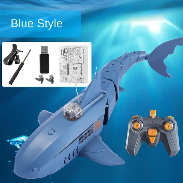 Boat Camera Submarine Electric Shark with remote control camera 30W HD RC Toy Animals Pool Toys Kids Boys Children boats