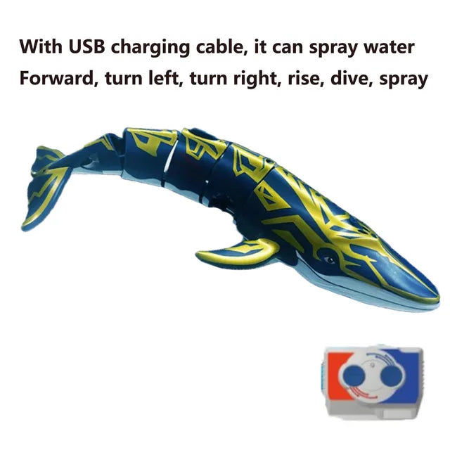 Boat Camera Submarine Electric Shark with remote control camera 30W HD RC Toy Animals Pool Toys Kids Boys Children boats