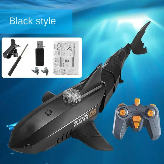 Boat Camera Submarine Electric Shark with remote control camera 30W HD RC Toy Animals Pool Toys Kids Boys Children boats