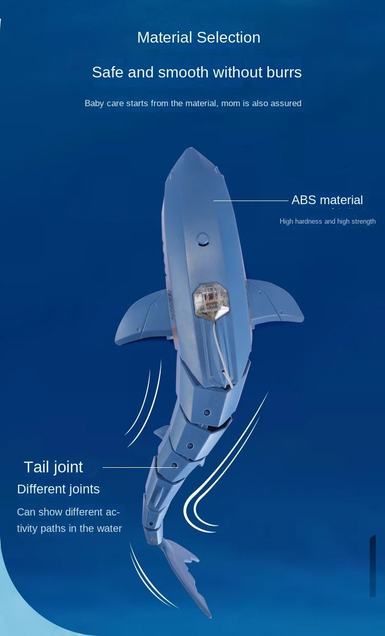 Камера за чамац Подморница електрична ајкула са камером на даљинско управљање 30В ХД РЦ играчка Животиње играчке за базен Деца Дечаци Дечији чамци 