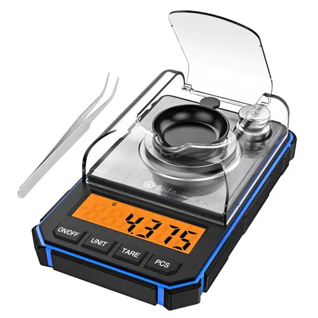 Brifit Electronic Digital Scale 0.001g/50gMini Scale Precision Professional Pocket Scale Milligram with 50g Calibration Weights