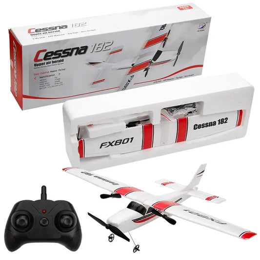 FX801 RC Plane EPP Foam Glider Airplane Gyro 2.4G 2CH RTF Remote Control Wingspan Aircraft Funny Boys Airplanes Interesting Toys