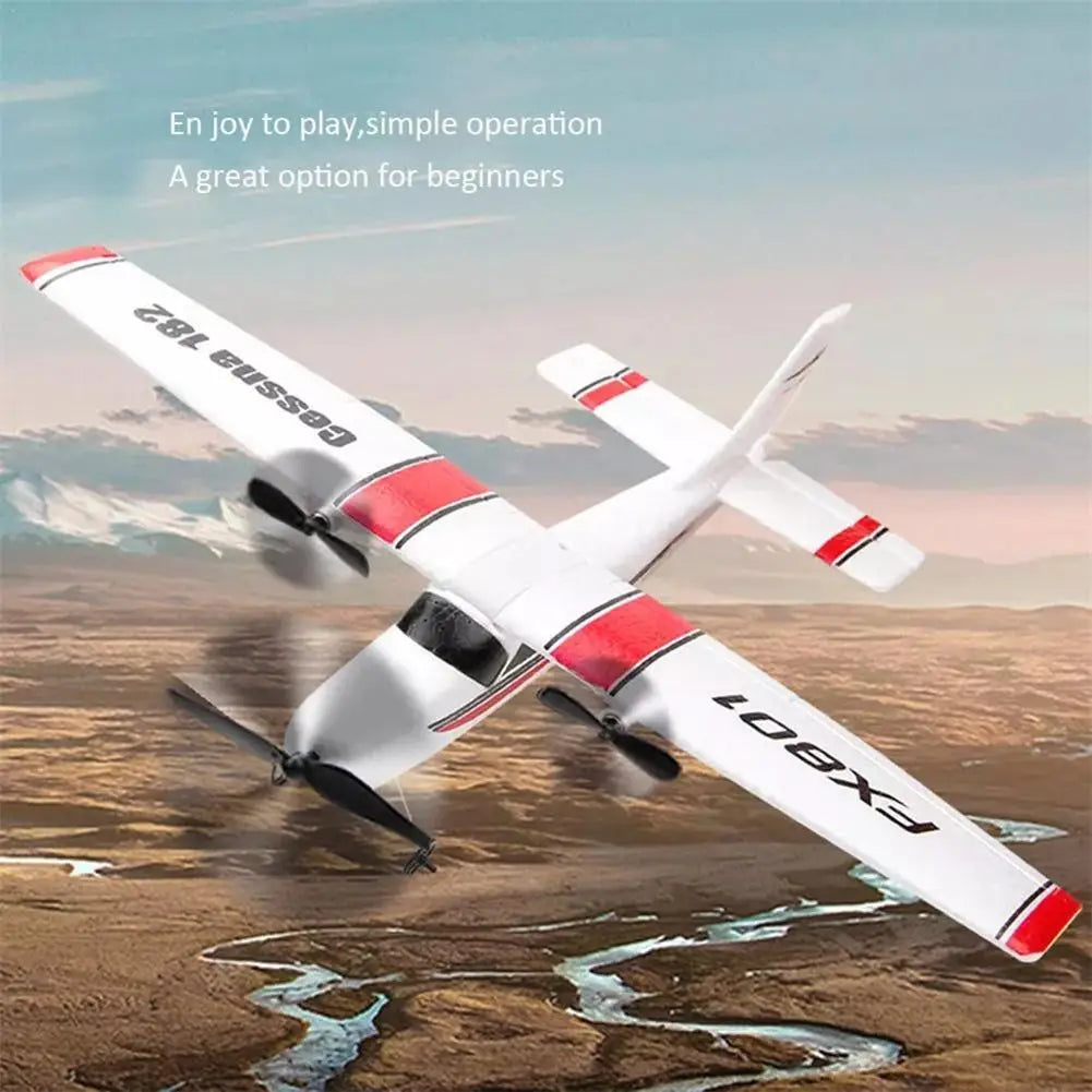 FX801 RC Plane EPP Foam Glider Airplane Gyro 2.4G 2CH RTF Remote Control Wingspan Aircraft Funny Boys Airplanes Interesting Toys