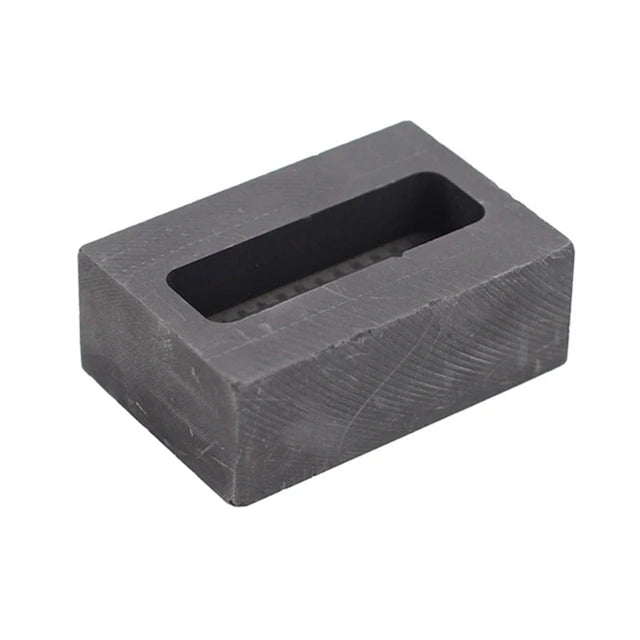 Graphite Ingot Mould Crucible Mould for Casting Gold Silver Metal Aluminum Copper Brass Melting Refining