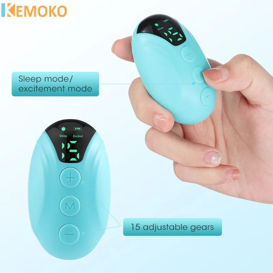 Handheld Mini USB Microcurrent Sleep Aid Device EMS Pressure Relief Anxiety Hypnosis Smart Sleeper Body Massager