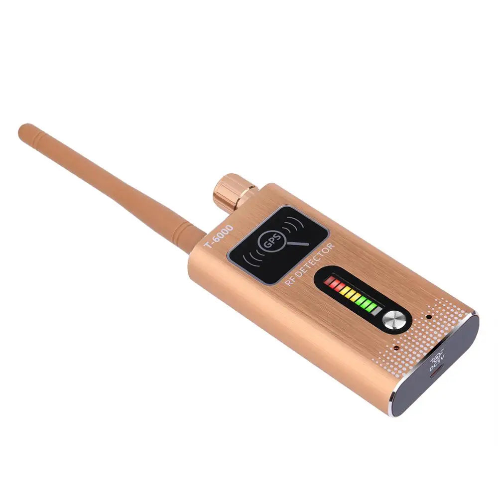 High Sensitivity Portable Wireless Signal Detector for 1.2G 2.4G 5.8Ghz Wireless Cam 2G 3G 4G SIM Card and Hi-Speed GPS Locator