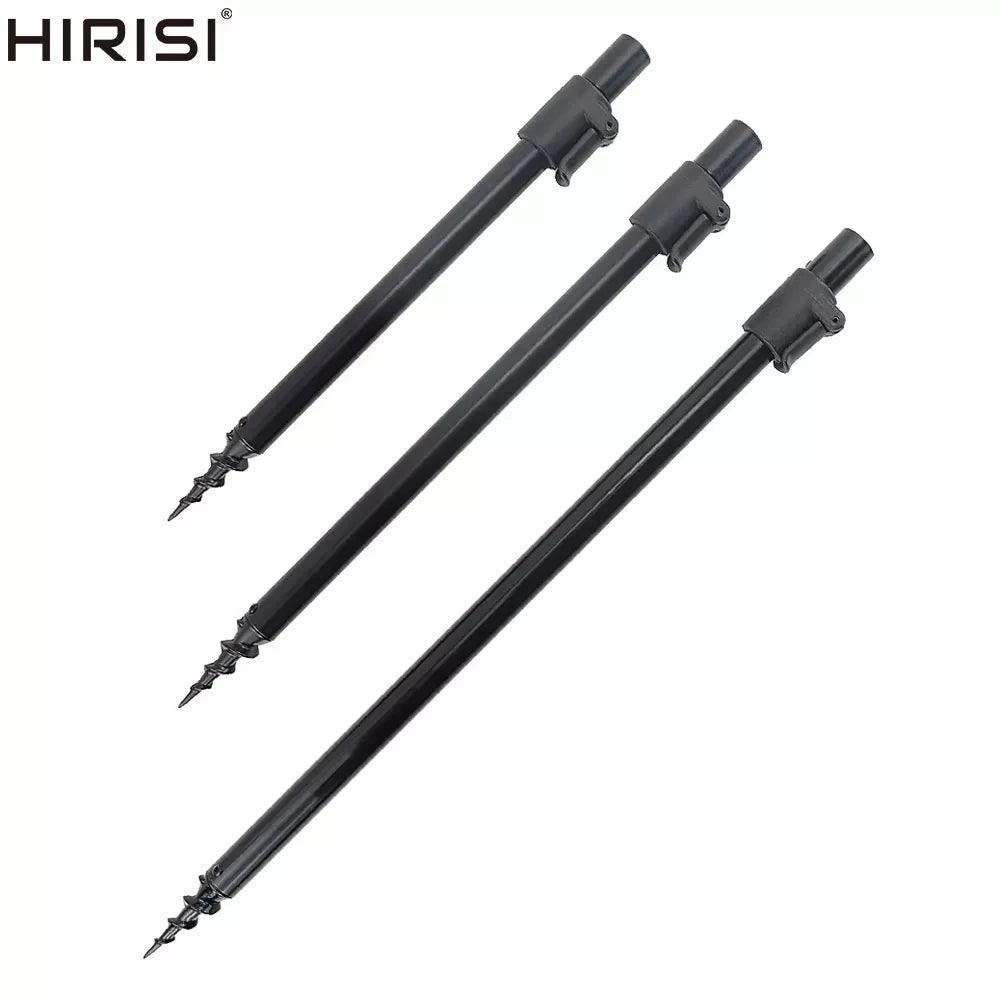 Hirisi 2 piece Carp Fishing Bank Sticks Bankstick Aluminium Rod Pod Support Fishing Accessories