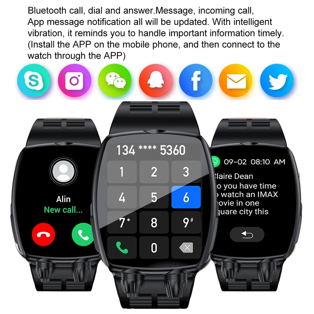 KAIMORUI 1.8-inch Bluetooth Call Smart Watch Men IP68 3ATM Waterproof Sleep Monitor Sports Fitness Tracker Smartwatch Man 2023