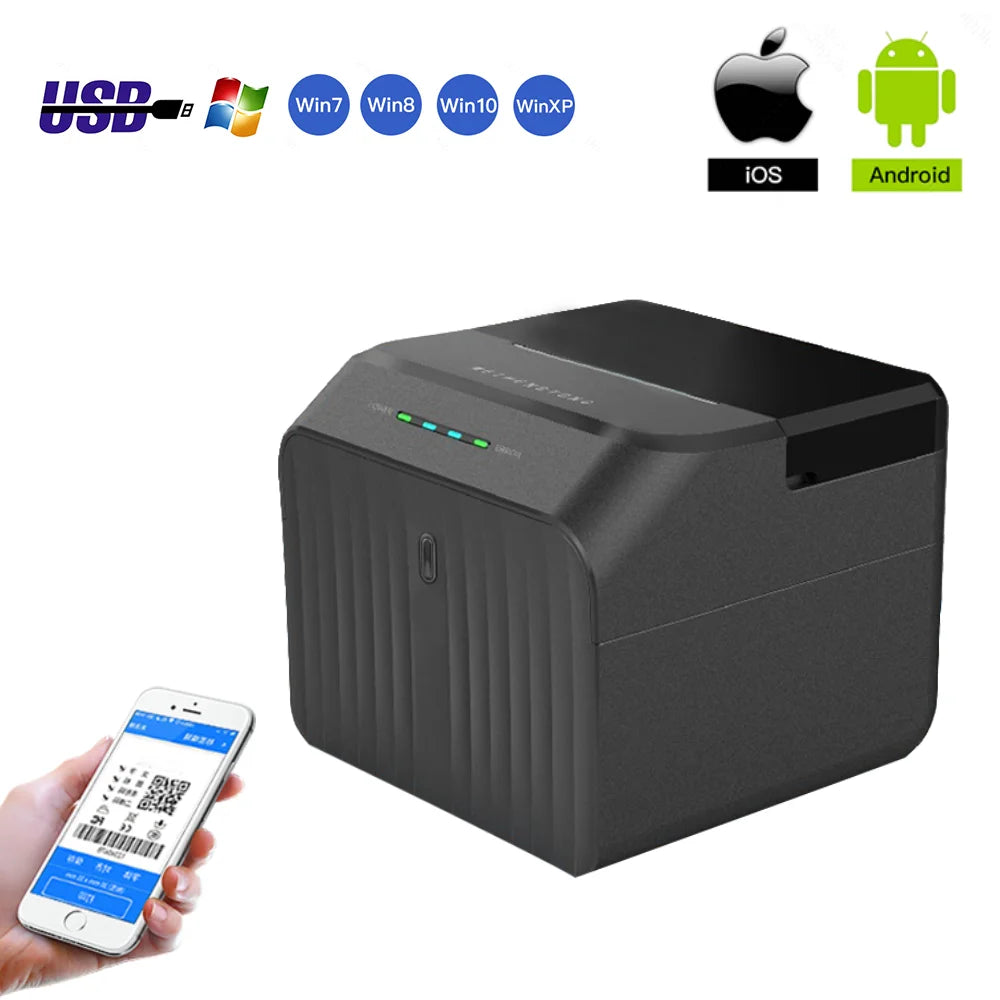 Milestone Mini Desktop Pos Receipt Printer Thermal Printer 2inch 58mm Bluetooth Impressora Express Barcode принтер Impresora Han