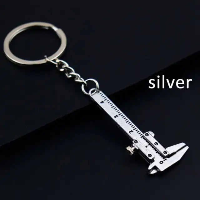 Mini Caliper Tools Key Ring Alloy Vernier Caliper Key Chain Calipers Measuring Gauging Tools Portable Ornaments Rulers 0-40mm