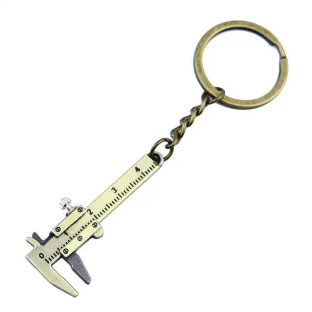 Mini Caliper Tools Key Ring Alloy Vernier Caliper Key Chain Calipers Measuring Gauging Tools Portable Ornaments Rulers 0-40mm