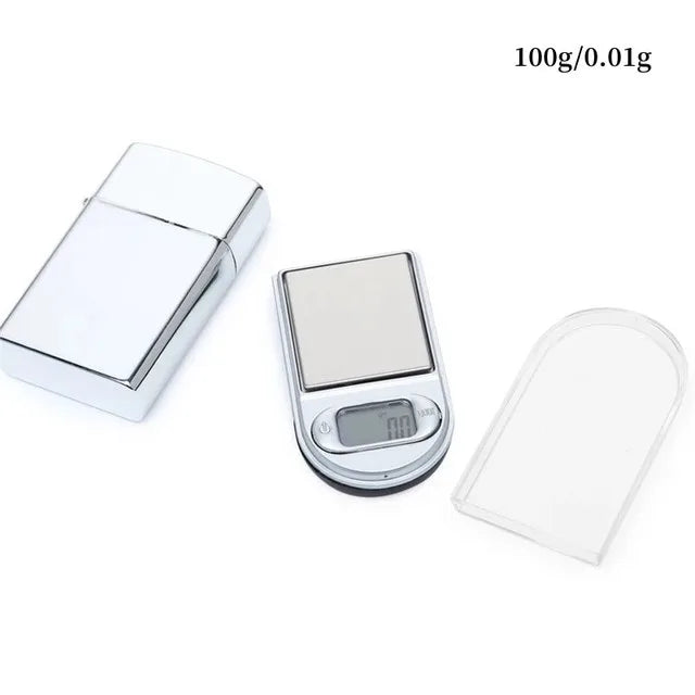 Mini Pocket Lighter Scale 100g/200g Precision Digital Scales For Jewelry Diamond Reloading Kitchen 0.01 Weight Electronic Scale