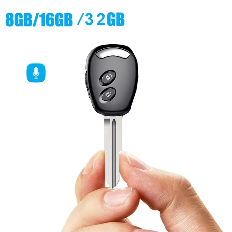 Mini Voice Recorder Portable Car Key 8G/16G/32G Digital Sound Recorder 38Hrs Professional Activated Voice Dictaphone MP3 Player