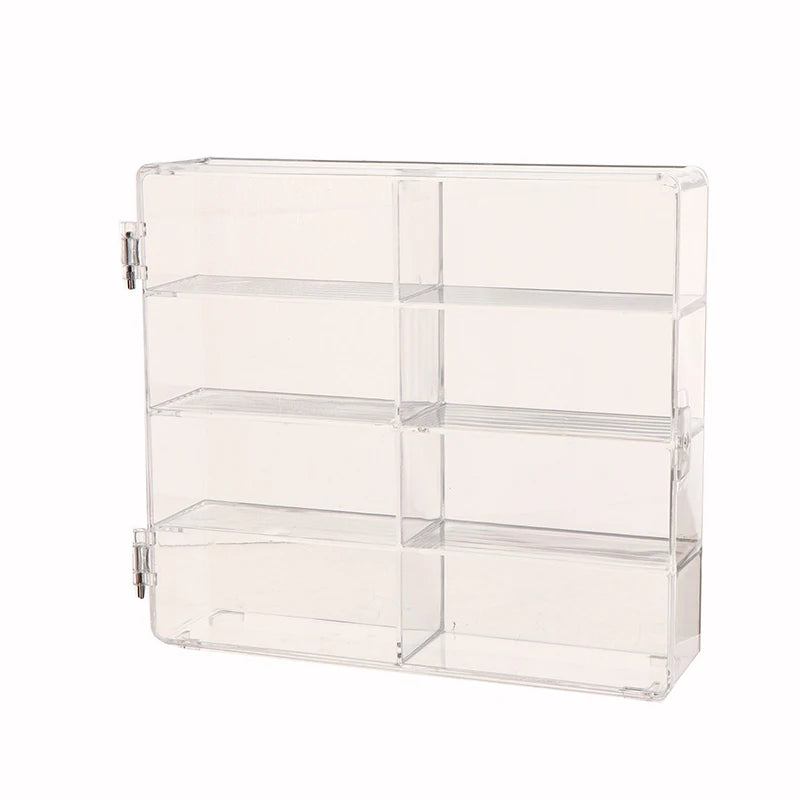 Model Car Storage Box Display Cabinet Shelf Domecard Windmill Wheel Dustproof Transparent Car Case