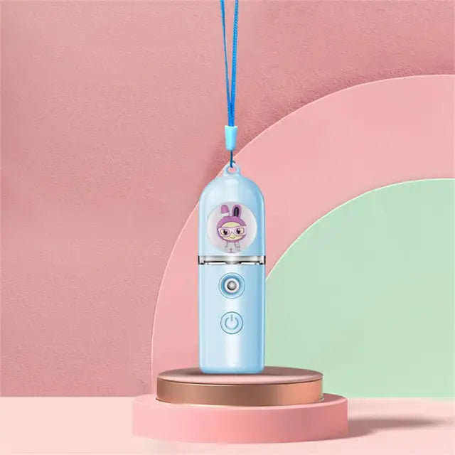 Nano Water Supplement Instrument Fine Fog Amount Self-cleaning Function With Atmosphere Light Visual Water Tank Silica Gel