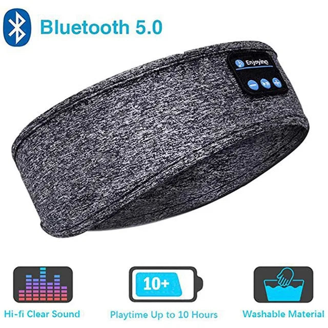 Original Wireless Bluetooth Headset Sport Sleep Headband 5.0 Earbuds Eye Mask Fone Bluetooth Earphones Wireless Headphones