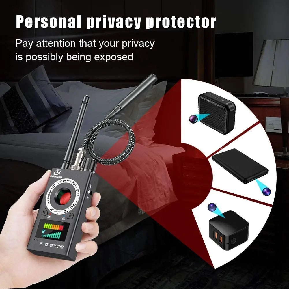 PEGATAH Anti Candid Detector Camera Bug Gadgets Wiretapping Finder GPS Signal lens RF Tracker Detect Multi-function Anti Camera