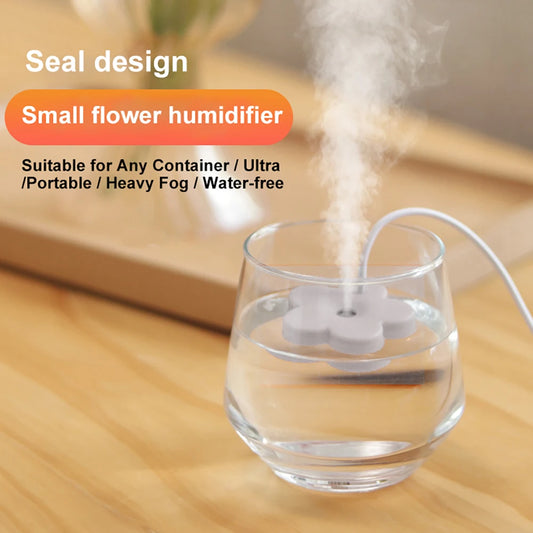 Portable Aromatherapy Humidifiers DC 5V 1A Mini Aromatherapy Humidifiers Diffusers Timed Mute Mist Maker Sprayer for Home Office