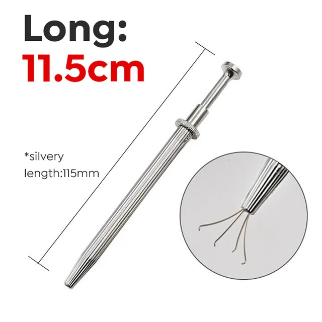 Professional High Accuracy Diamond Tester 2 Jewelry Tool Tweezer 4 Claws Gems Prong Holder Selector Round Moissanite Loose Stone