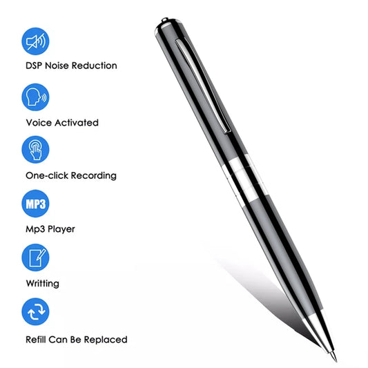 Professional Mini Digital Pen Voice Recorder Business Audio Record Noise Reduce Micro Secret Sound Dictaphone