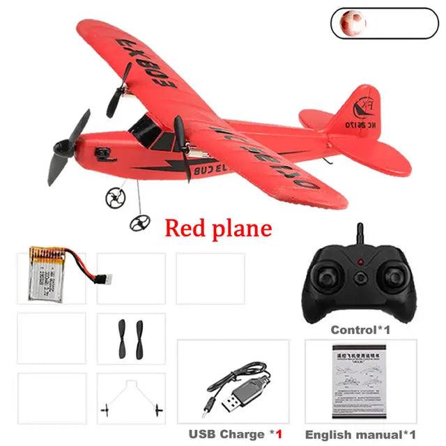 RC Electric Airplane Remote Control Plane RTF Kit EPP Foam 2.4G Controller 150 Meters Flying Distance Aircraft Global Hot Toy