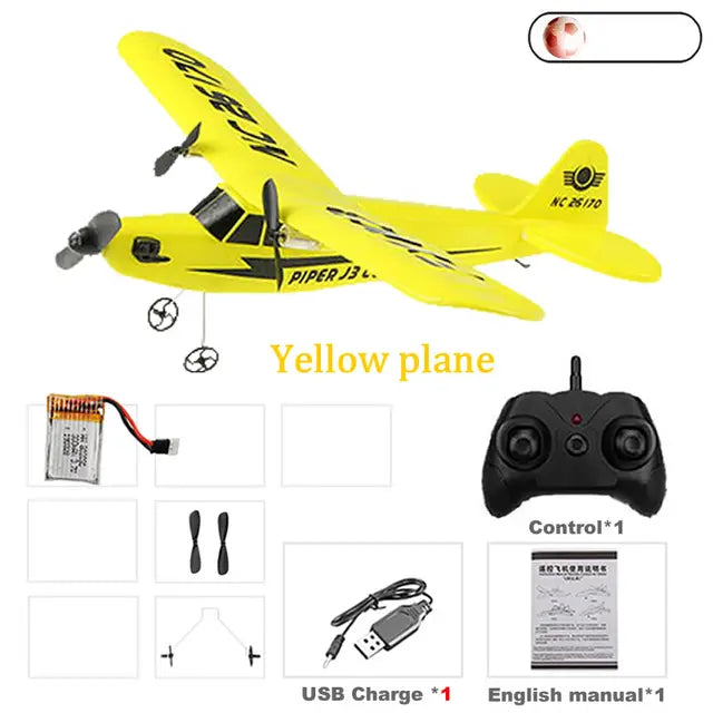 RC Electric Airplane Remote Control Plane RTF Kit EPP Foam 2.4G Controller 150 Meters Flying Distance Aircraft Global Hot Toy