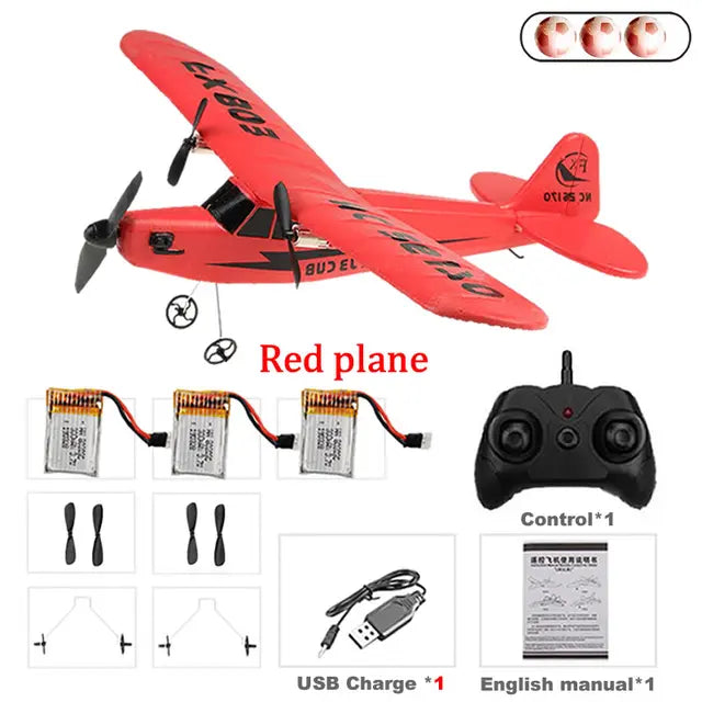 RC Electric Airplane Remote Control Plane RTF Kit EPP Foam 2.4G Controller 150 Meters Flying Distance Aircraft Global Hot Toy