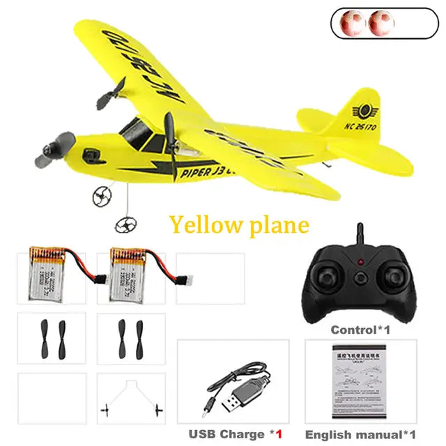 RC Electric Airplane Remote Control Plane RTF Kit EPP Foam 2.4G Controller 150 Meters Flying Distance Aircraft Global Hot Toy