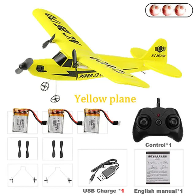 RC Electric Airplane Remote Control Plane RTF Kit EPP Foam 2.4G Controller 150 Meters Flying Distance Aircraft Global Hot Toy