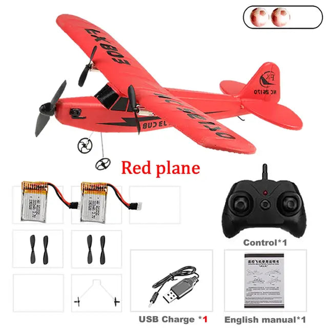 RC Electric Airplane Remote Control Plane RTF Kit EPP Foam 2.4G Controller 150 Meters Flying Distance Aircraft Global Hot Toy