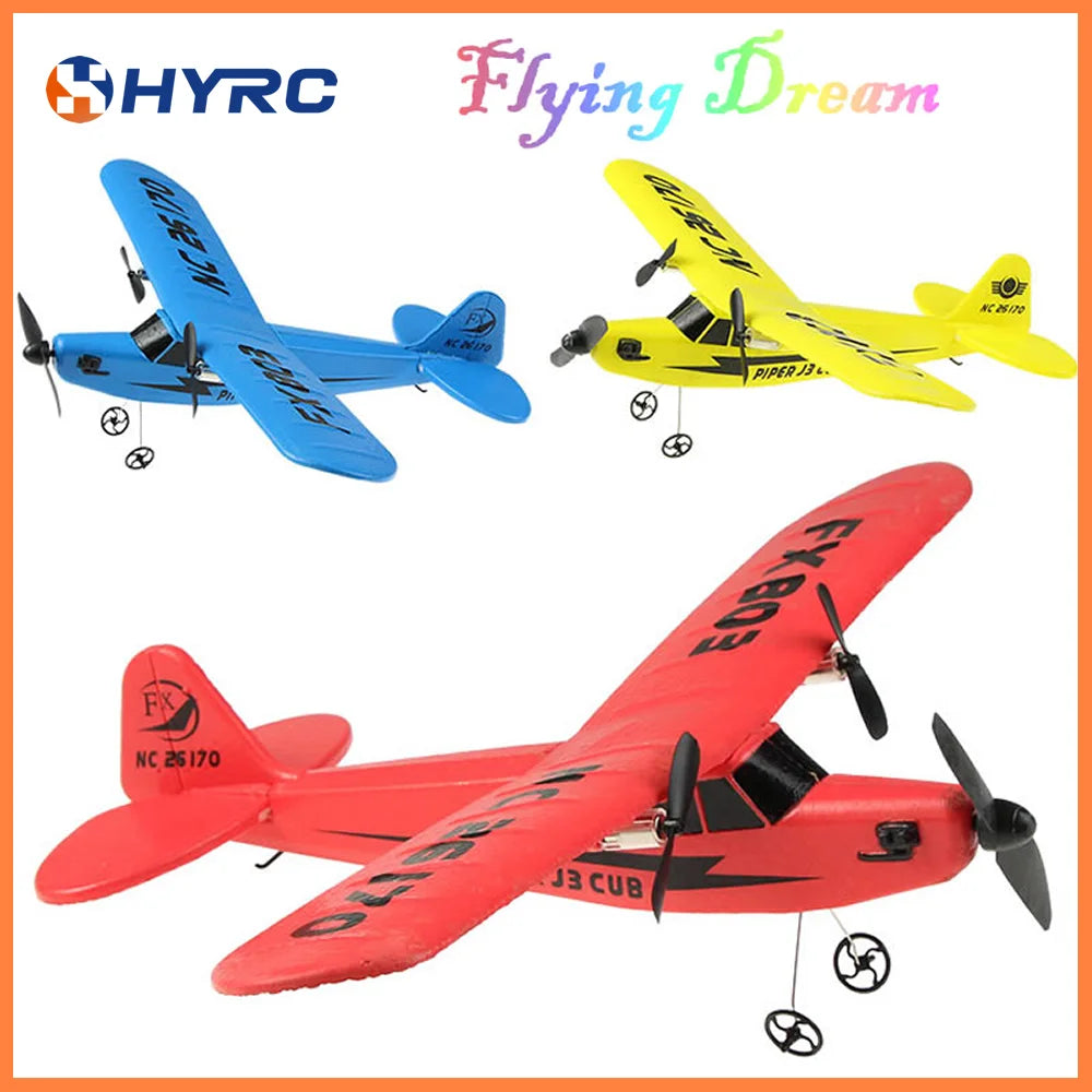 RC Electric Airplane Remote Control Plane RTF Kit EPP Foam 2.4G Controller 150 Meters Flying Distance Aircraft Global Hot Toy