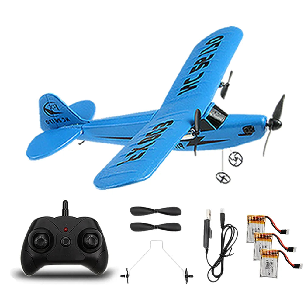 RC Electric Airplane Remote Control Plane RTF Kit EPP Foam 2.4G Controller 150 Meters Flying Distance Aircraft Global Hot Toy