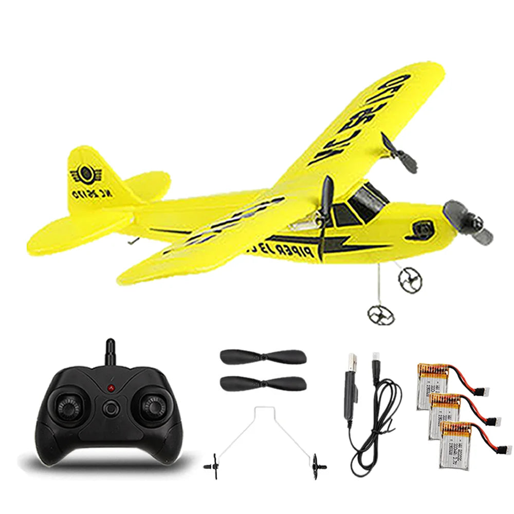 RC Electric Airplane Remote Control Plane RTF Kit EPP Foam 2.4G Controller 150 Meters Flying Distance Aircraft Global Hot Toy