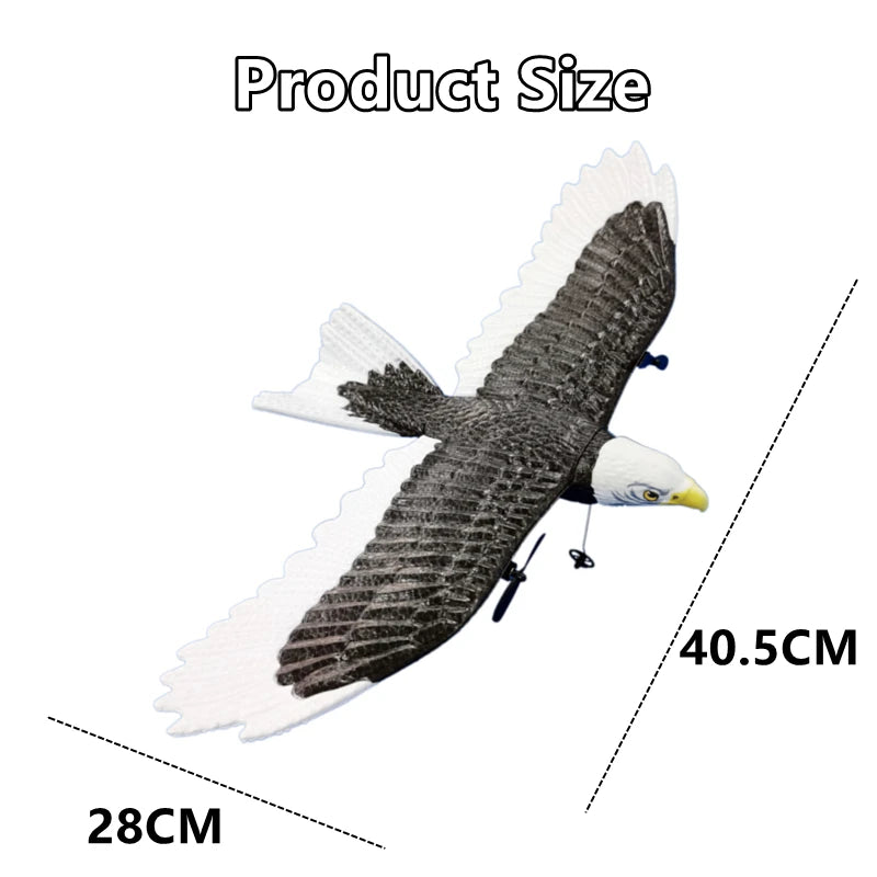 RC Plane Wingspan Eagle Aircraft Fighter 2.4G Radio Control Remote Control  Hobby Glider Airplane Foam Boys Toys for Children