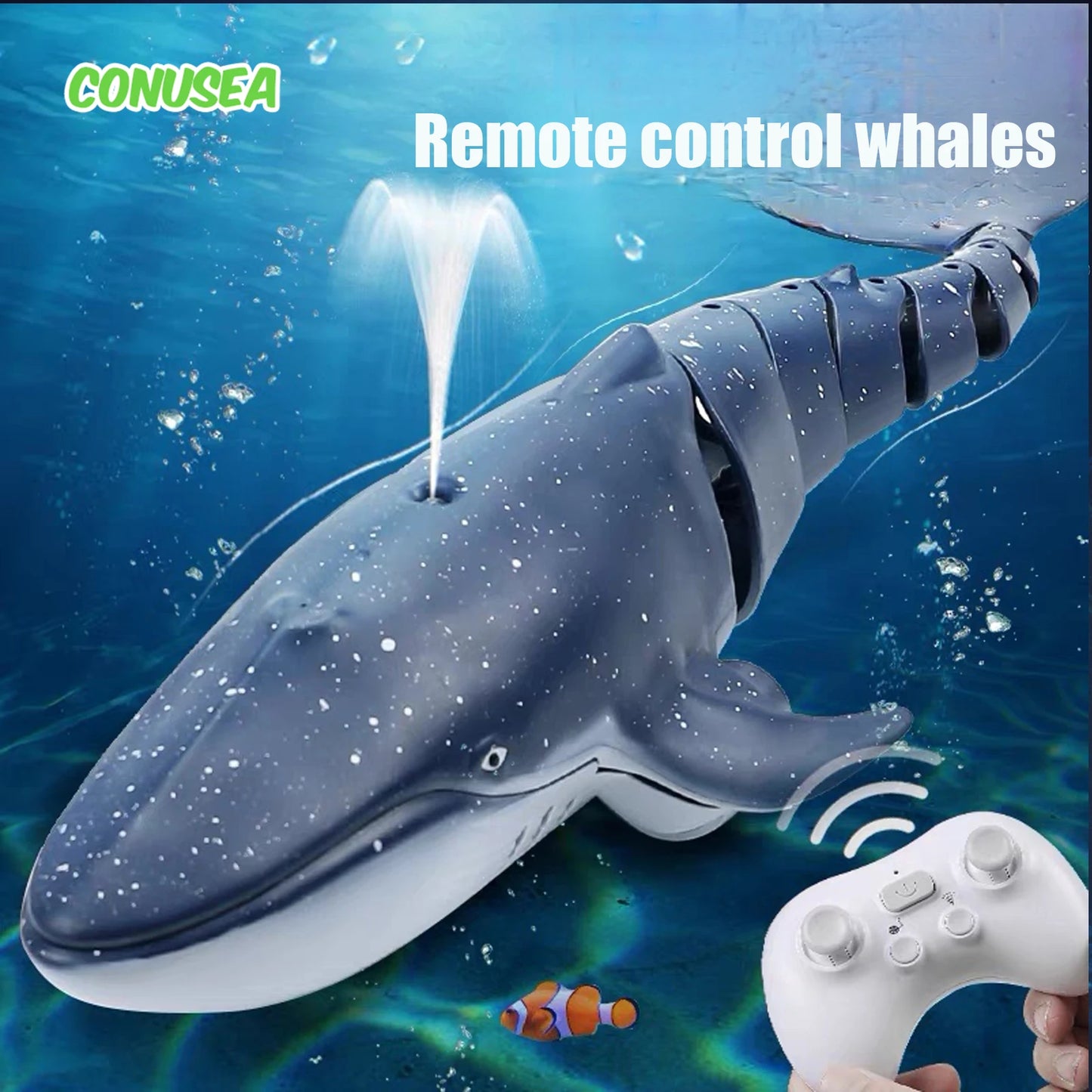 RC Shark Remote Control Whale robot toy Radio Controlled