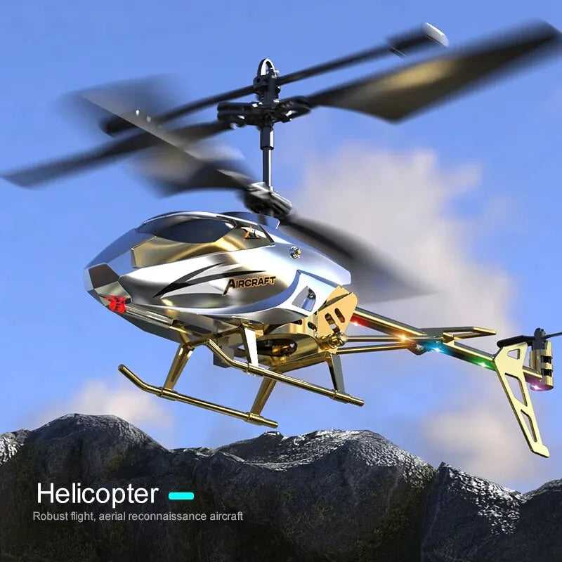 Remote Control Helicopter, Aircraft with Altitude Hold, One Key Take Off/Landing, 3.5 Channel, Gyro Stabilizer