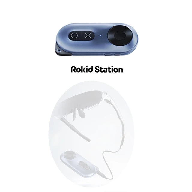 Rokid Air Smart VR Glasses Rokid Station Portable 3D HD Private Giant Screen 4K+ Display Viewing Mobile Computer Private Cinema