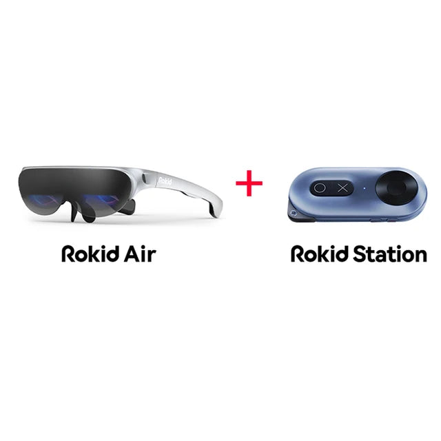 Rokid Air Smart VR Glasses Rokid Station Portable 3D HD Private Giant Screen 4K+ Display Viewing Mobile Computer Private Cinema