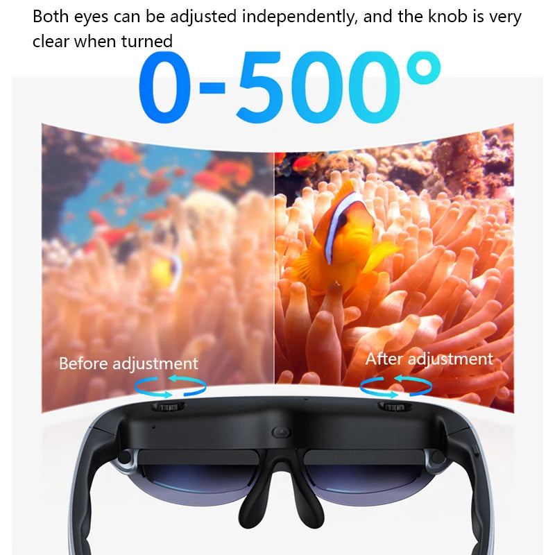 Rokid Air Smart VR Glasses Rokid Station Portable 3D HD Private Giant Screen 4K+ Display Viewing Mobile Computer Private Cinema