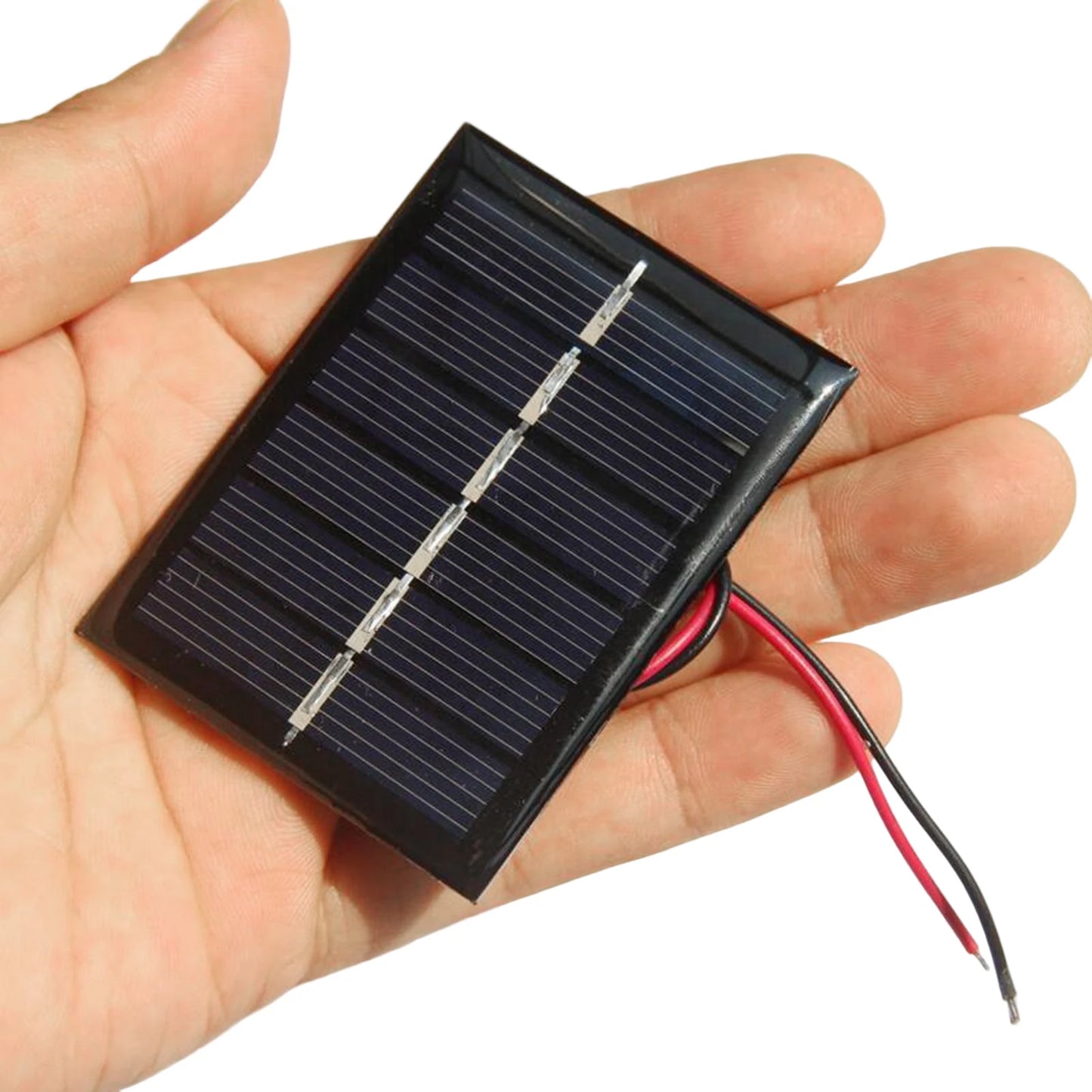 Solar Panel 0.3W 3V Solar Battery Charger DIY Solar Battery Kit Battery Mobile Phone Charger with Cables and Wires Emergency Use