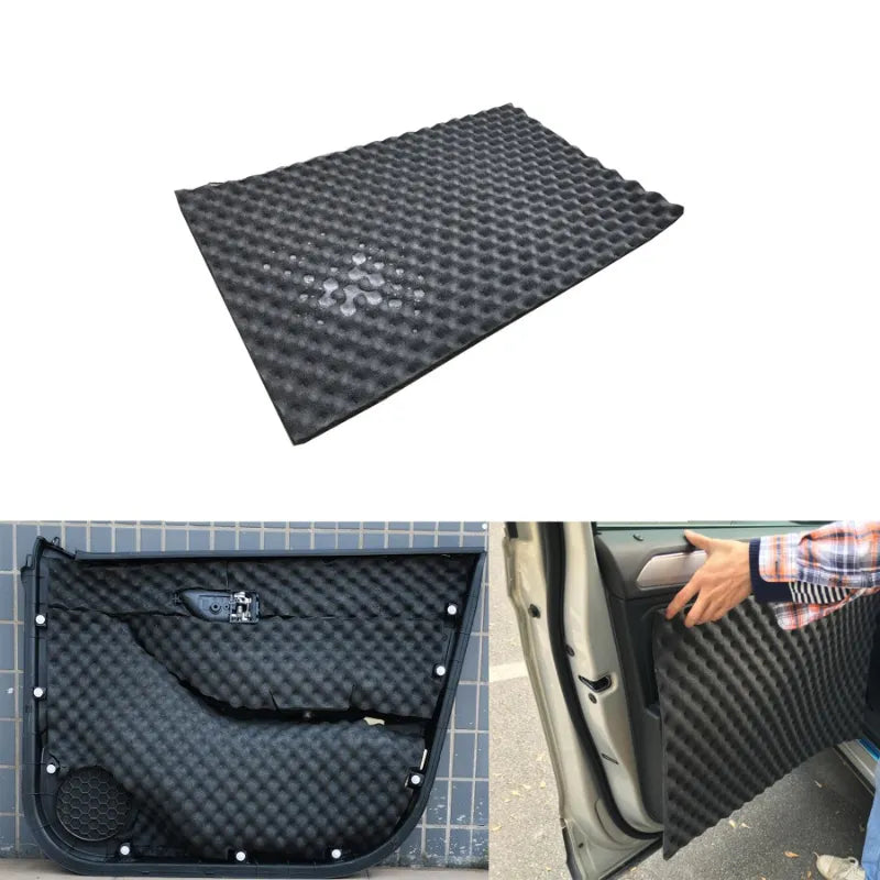 Sound Absorption Wave Cotton Automobile Self-adhesive Sound Insulation Cotton Whole Vehicle Lining Leaf Plate Door Denoise Tool