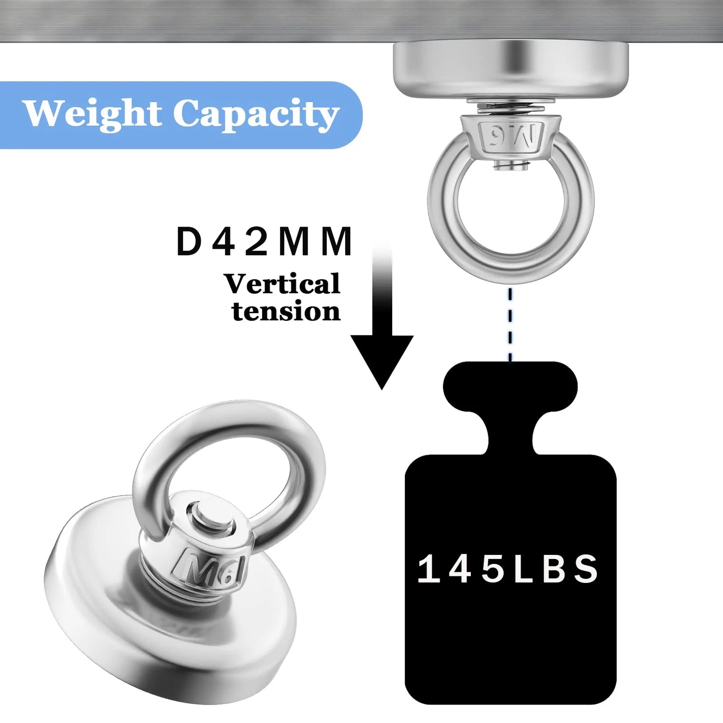 Super Magnet Strong Super Powerful Neodymium Magnets N52 Iman Ima Magnetic Fishing Magneat Magnetti Neomidium Imans Search Hook